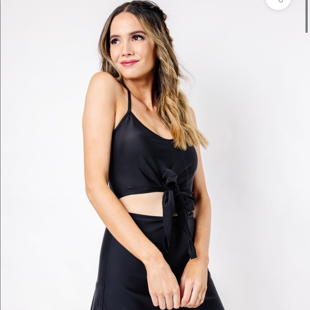 COPY - NWOT Kortni Jeane black bathing suit top